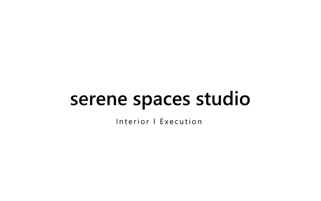 serene spaces interior logo