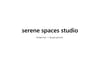 serene spaces interior logo