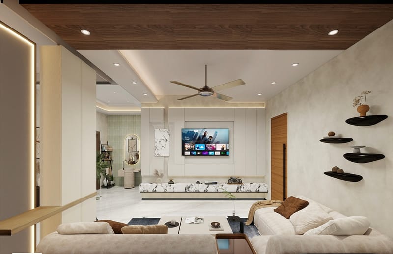 Full Home Interiors for a 3 BHK photo 1